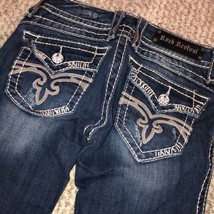 Rock revival size 25 regular straight leg